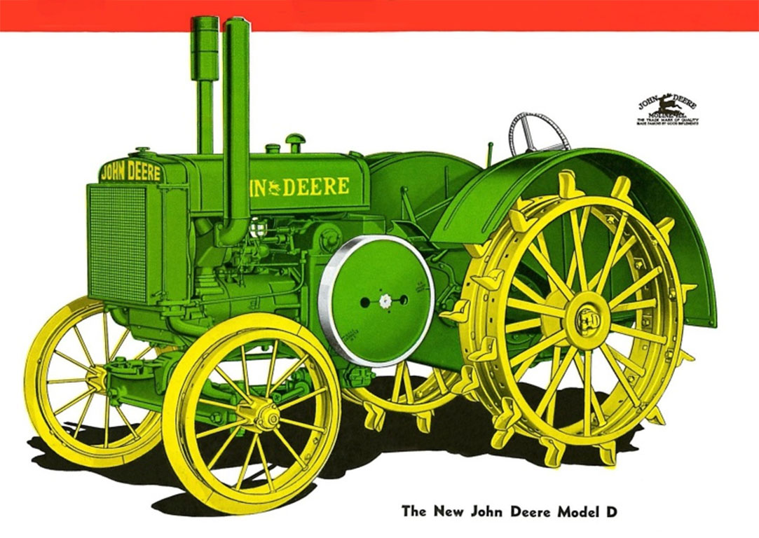 Первый трактор John Deere